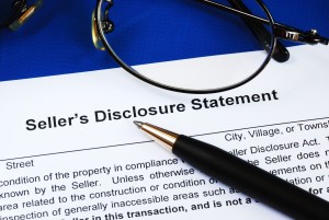 picture of seller disclosure statement